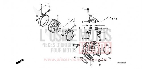 INTAKE MANIFOLD/INJECTOR VT750C2BA de 2010